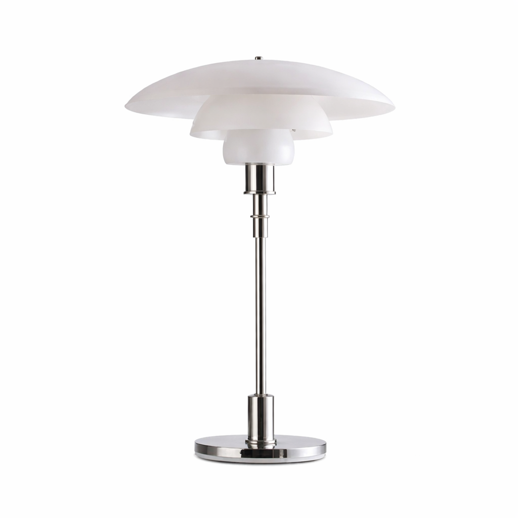 The Danvix Nordic Glass Minimalist Study Table Lamp