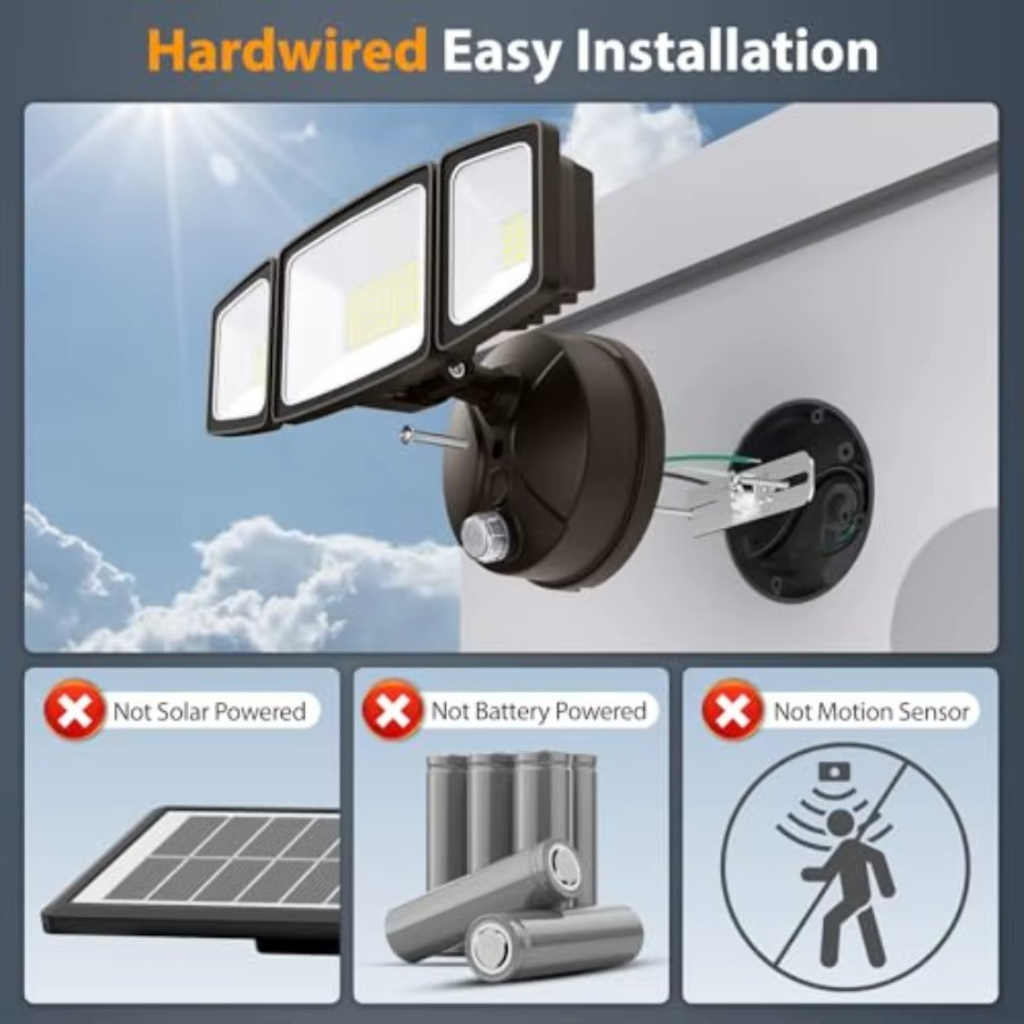 The Dayluma IP65 LED Security Flood Light
