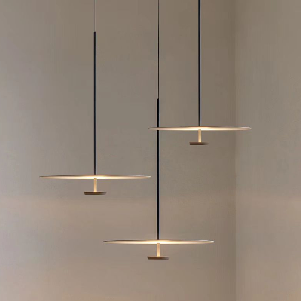 The Discaro Nordic Minimalist LED Disc Pendant Light