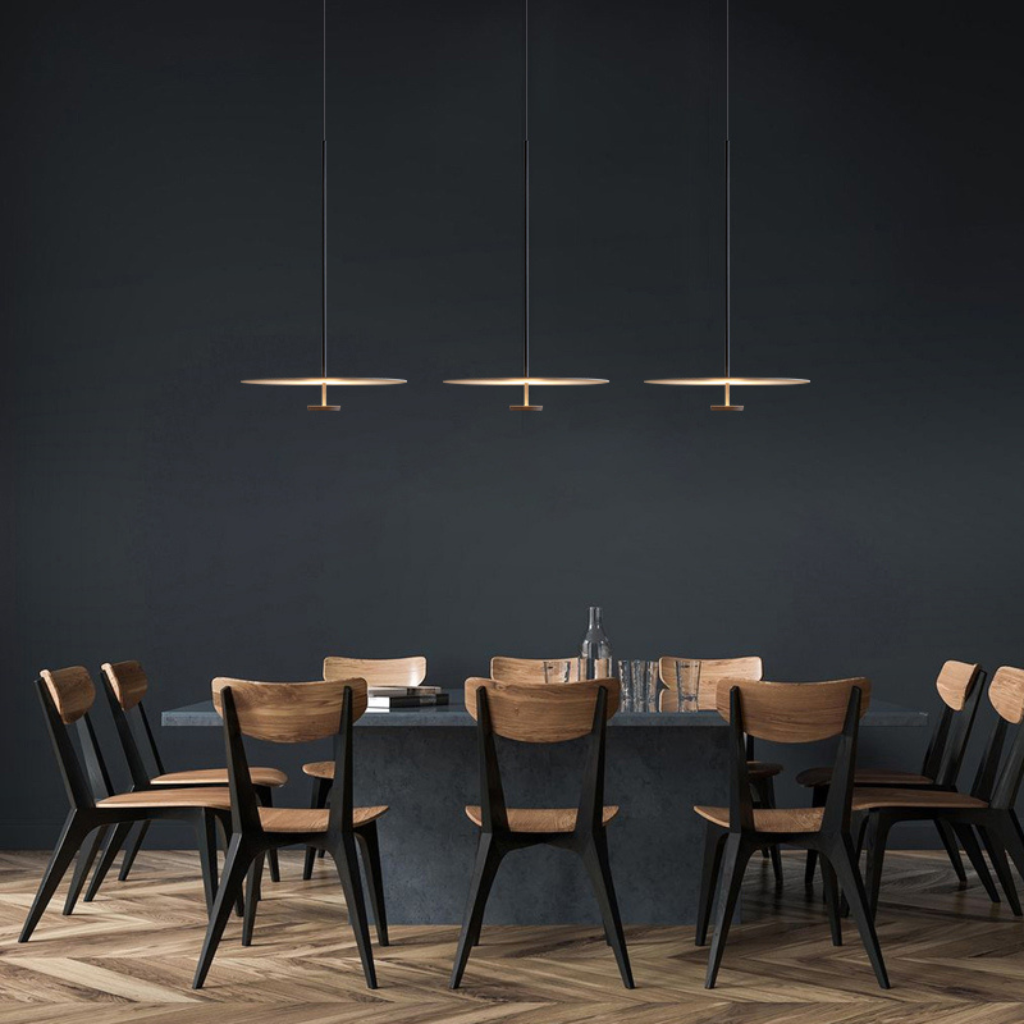 The Discaro Nordic Minimalist LED Disc Pendant Light