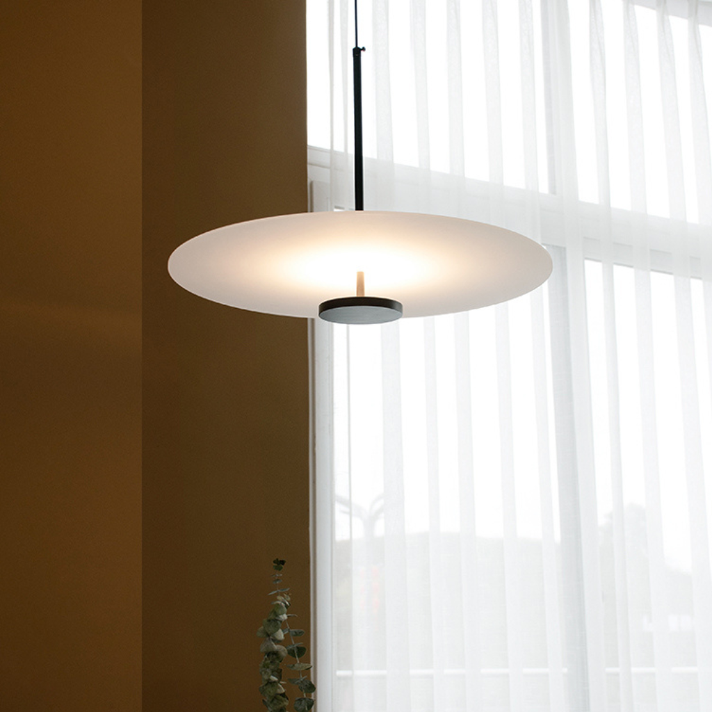The Discaro Nordic Minimalist LED Disc Pendant Light