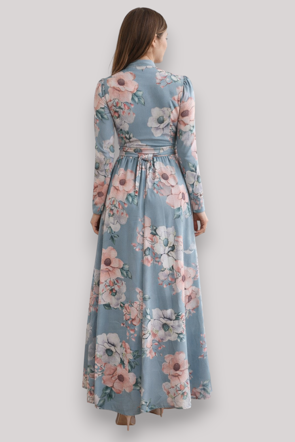 The Dorothy Women's High Waist Floral Maxi Dress