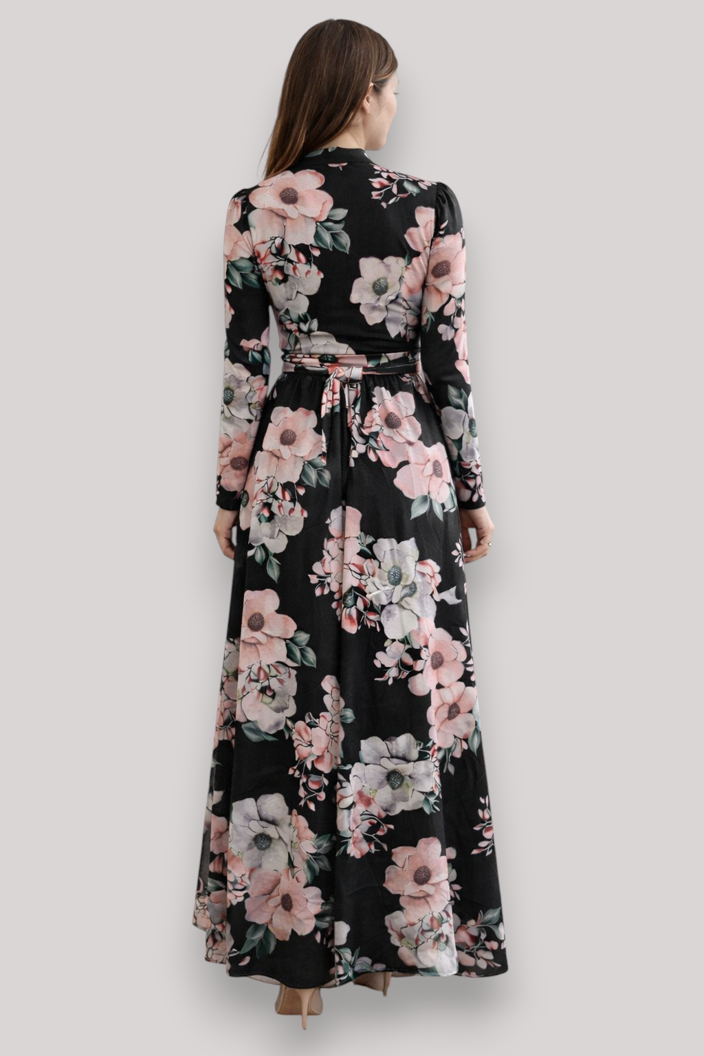 The Dorothy Women's High Waist Floral Maxi Dress