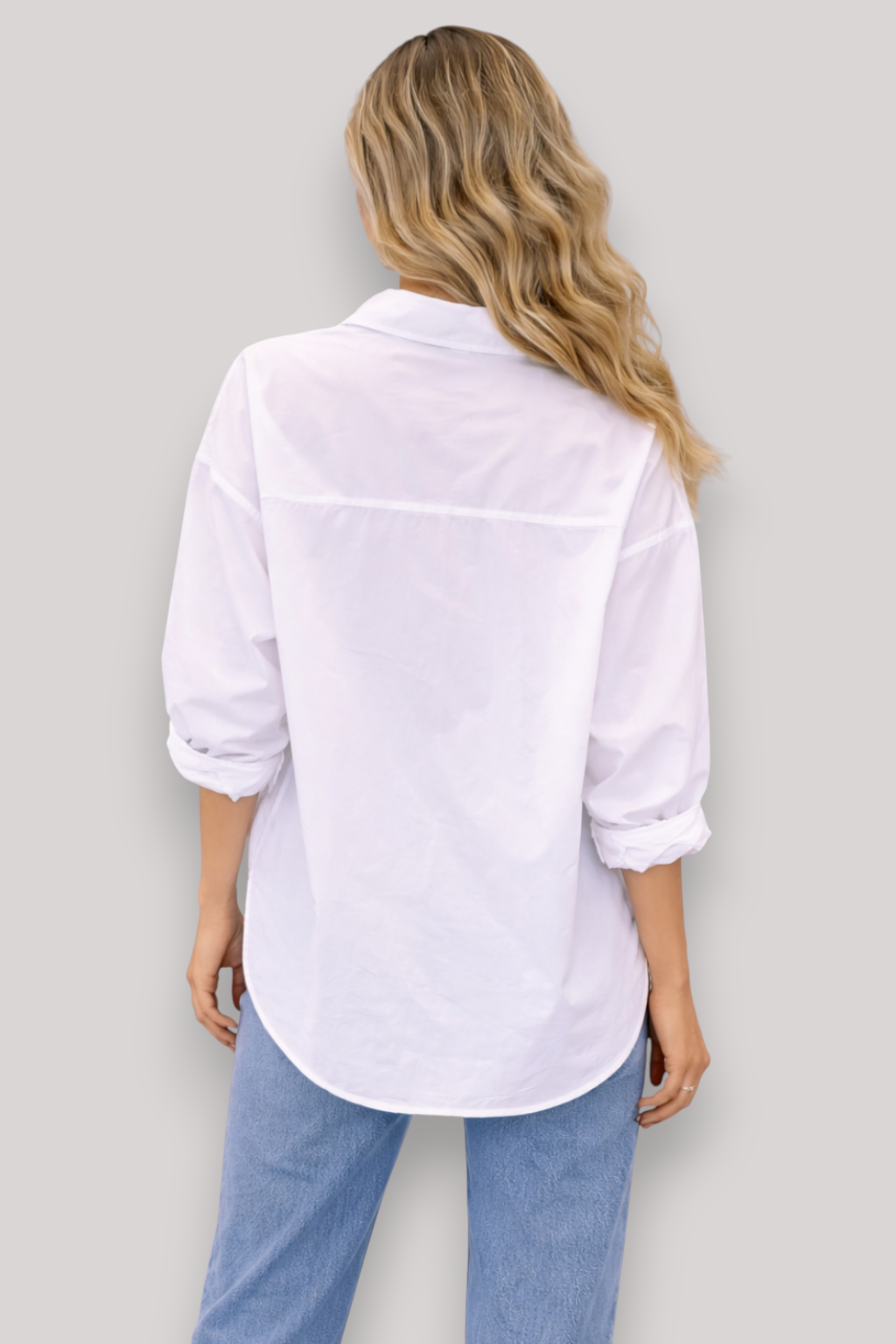 The Edith Women's Long Sleeve Blouse Elegant Office Button Up Top