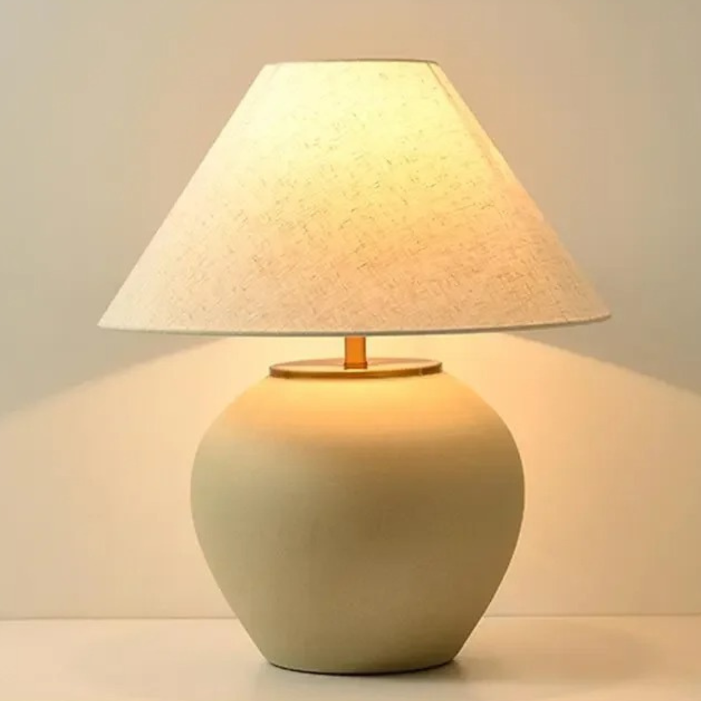 The Ekora Wabi Sabi Ceramic Table Lamp
