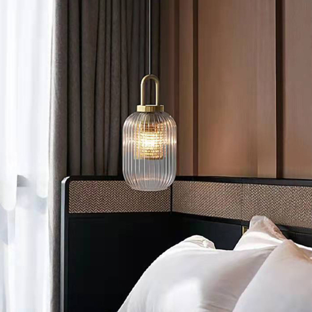The Elaris Nordic Minimalist Glass LED Pendant Light
