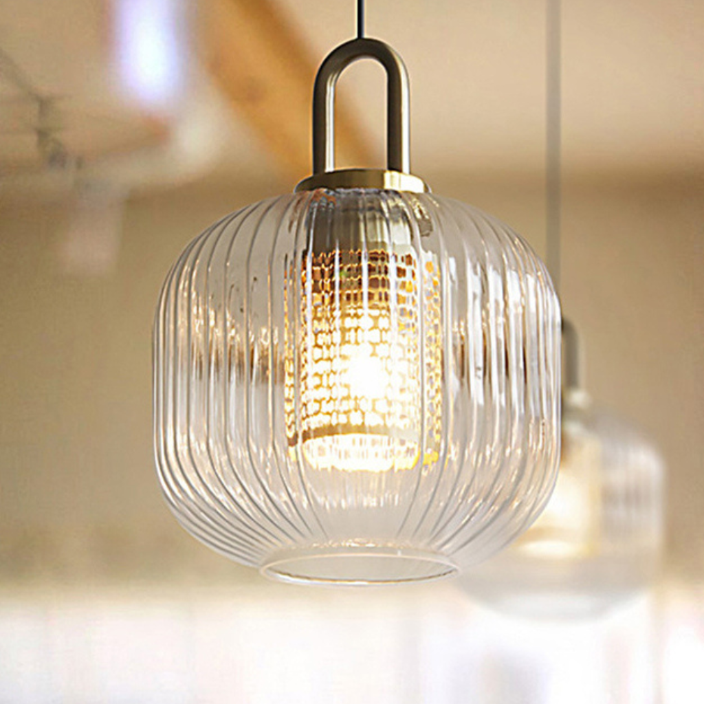 The Elaris Nordic Minimalist Glass LED Pendant Light