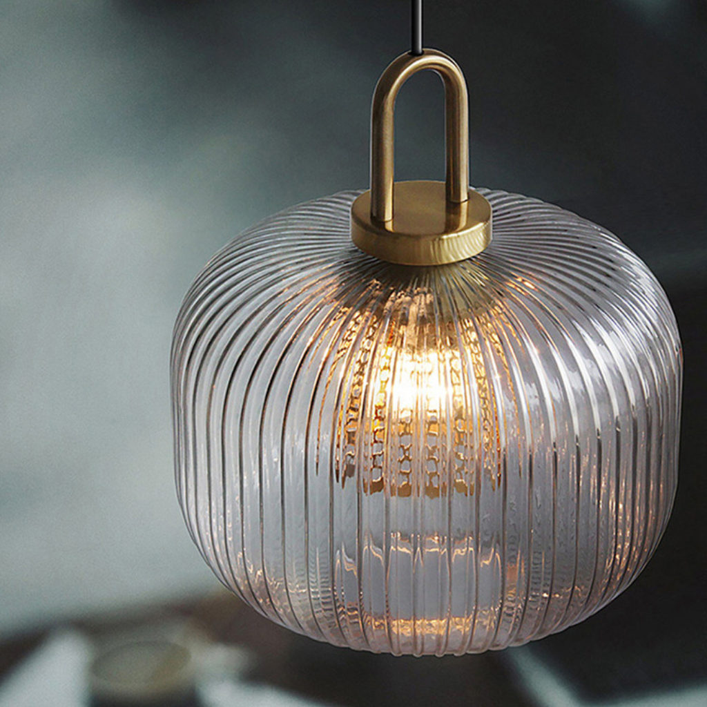 The Elaris Nordic Minimalist Glass LED Pendant Light