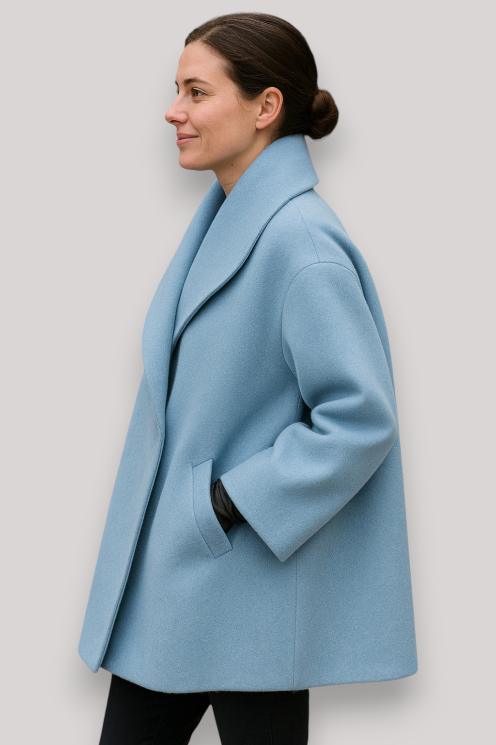 The Ellington Wool Coat Relaxed Fit Hooded Winter Jacket Warm Casual Outerwear