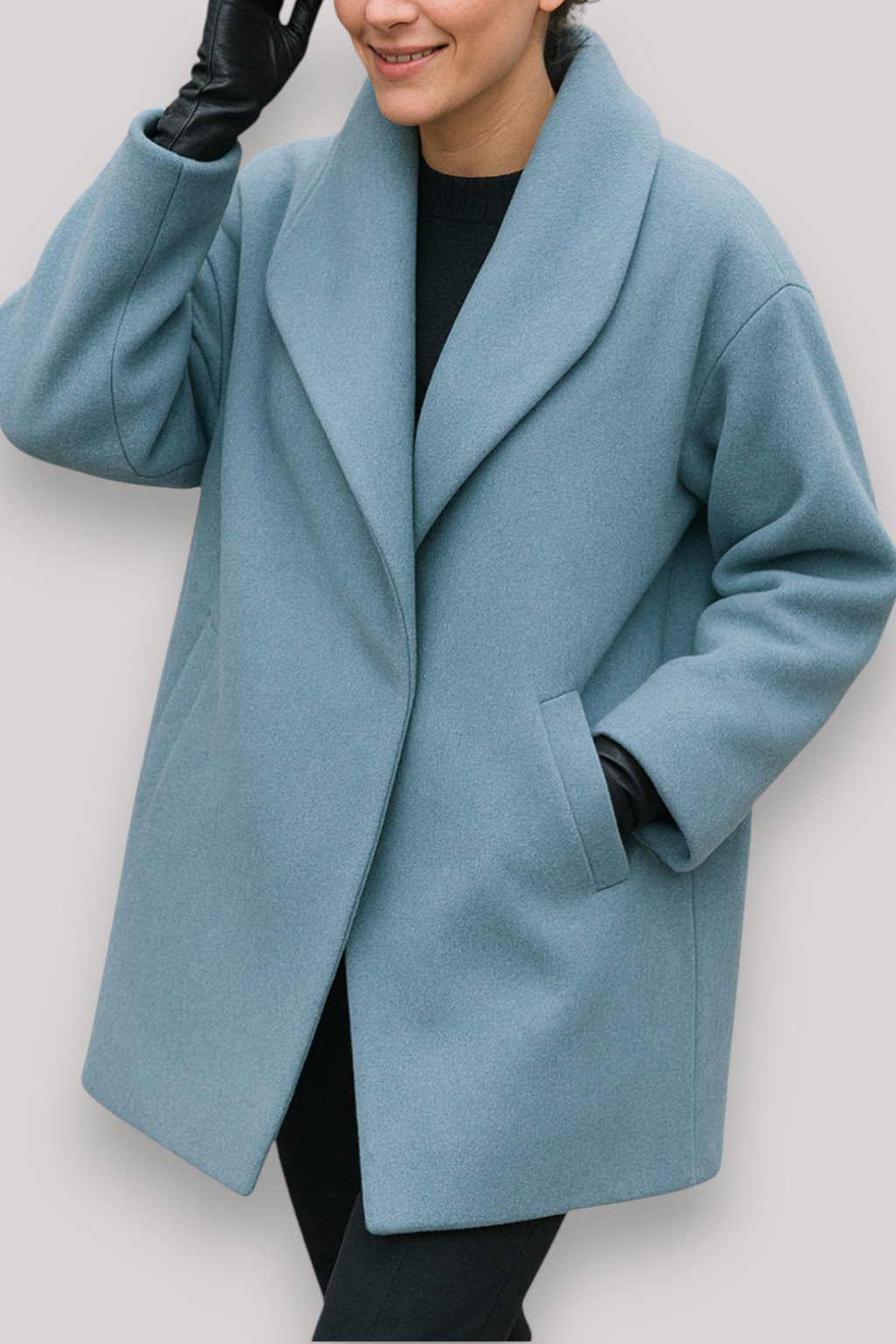 The Ellington Wool Coat Relaxed Fit Hooded Winter Jacket Warm Casual Outerwear