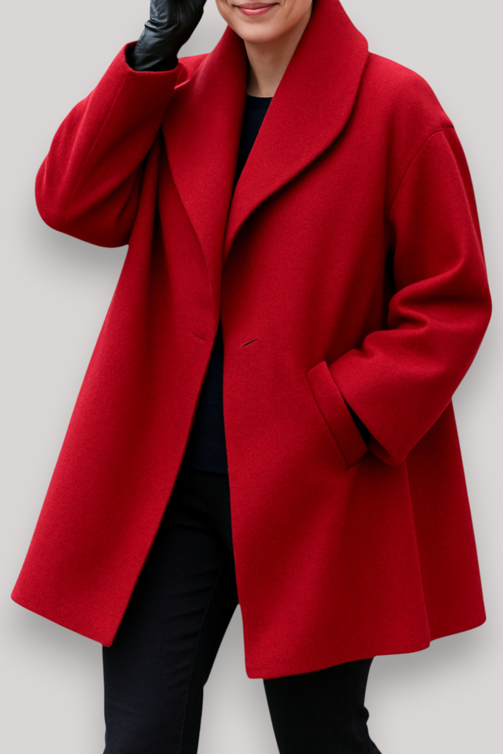 The Ellington Wool Coat Relaxed Fit Hooded Winter Jacket Warm Casual Outerwear