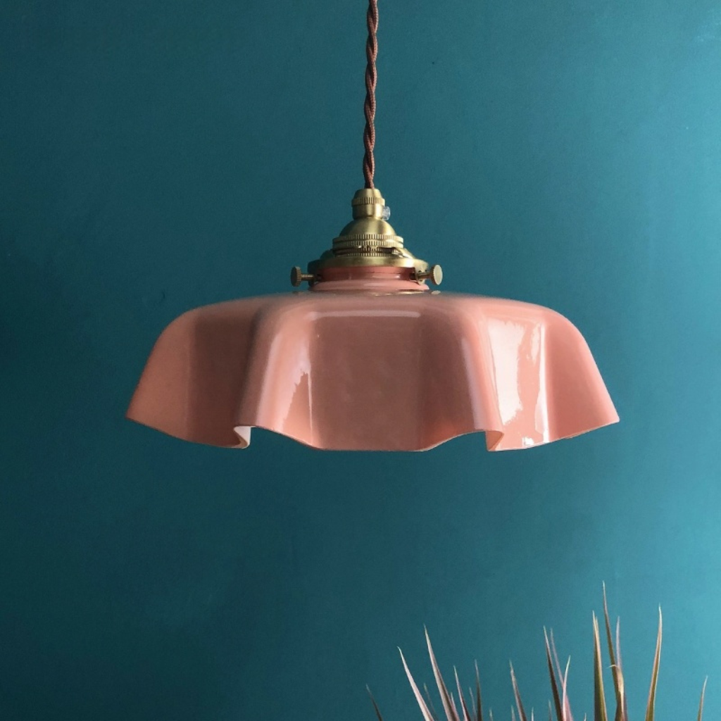 The Elodie French Glass Pendant Light