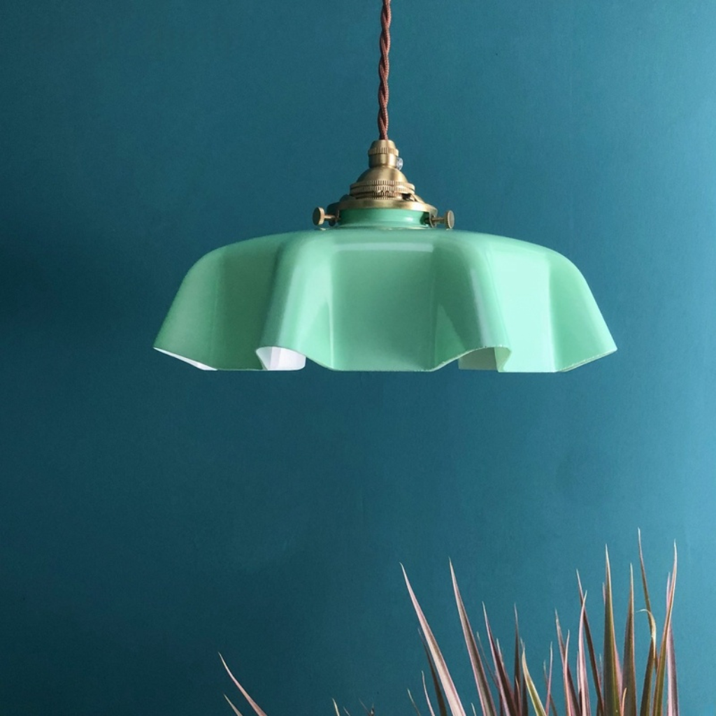 The Elodie French Glass Pendant Light