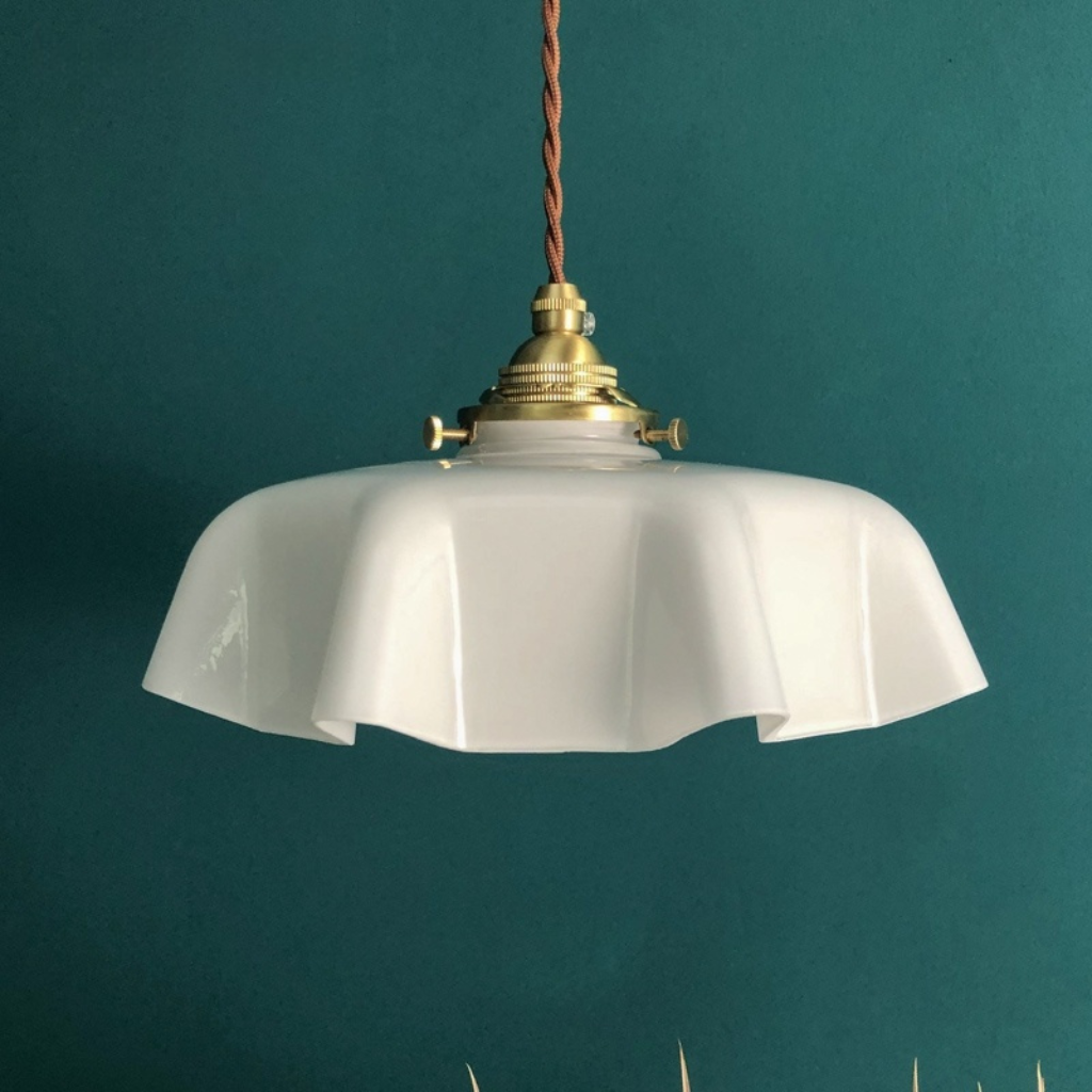 The Elodie French Glass Pendant Light