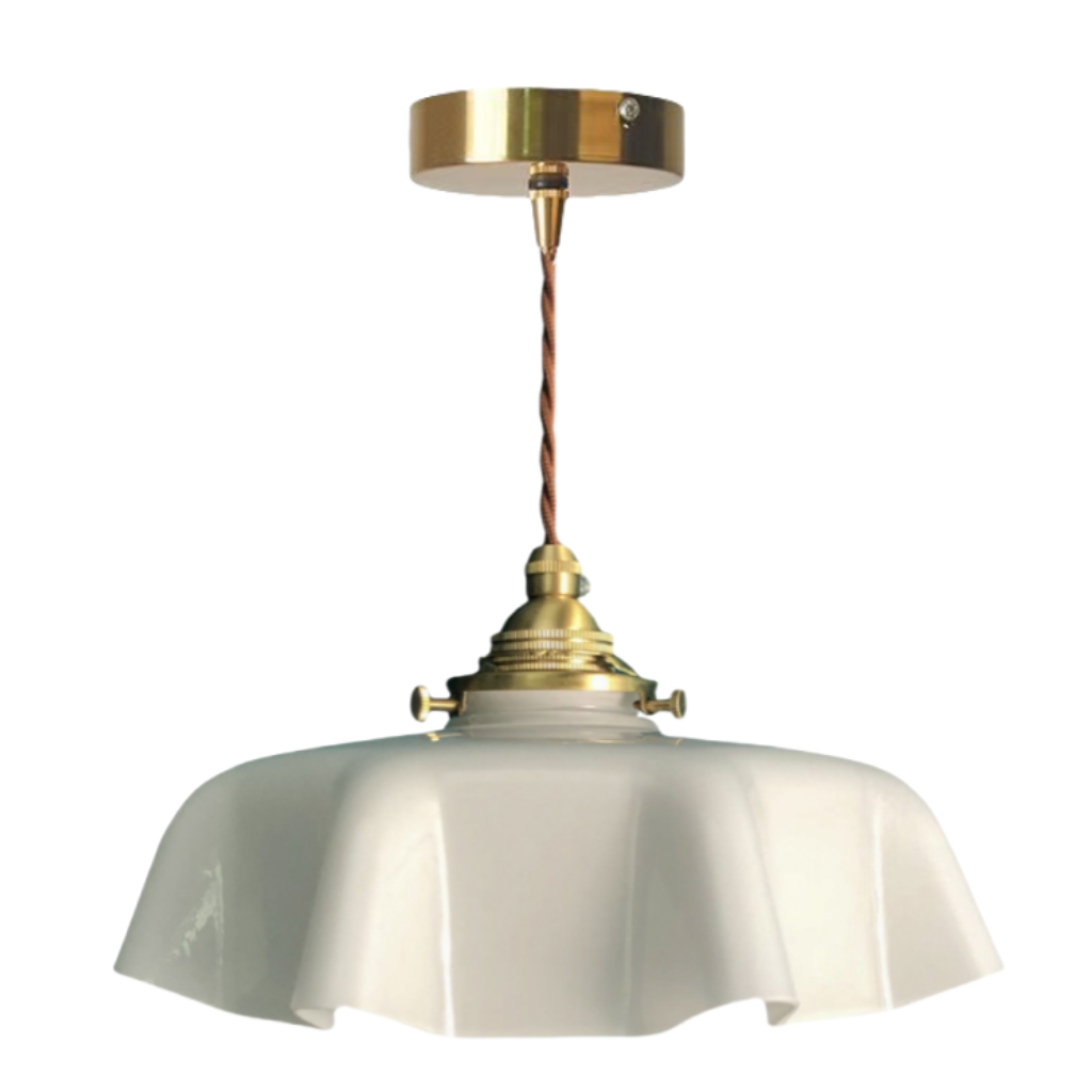 The Elodie French Glass Pendant Light