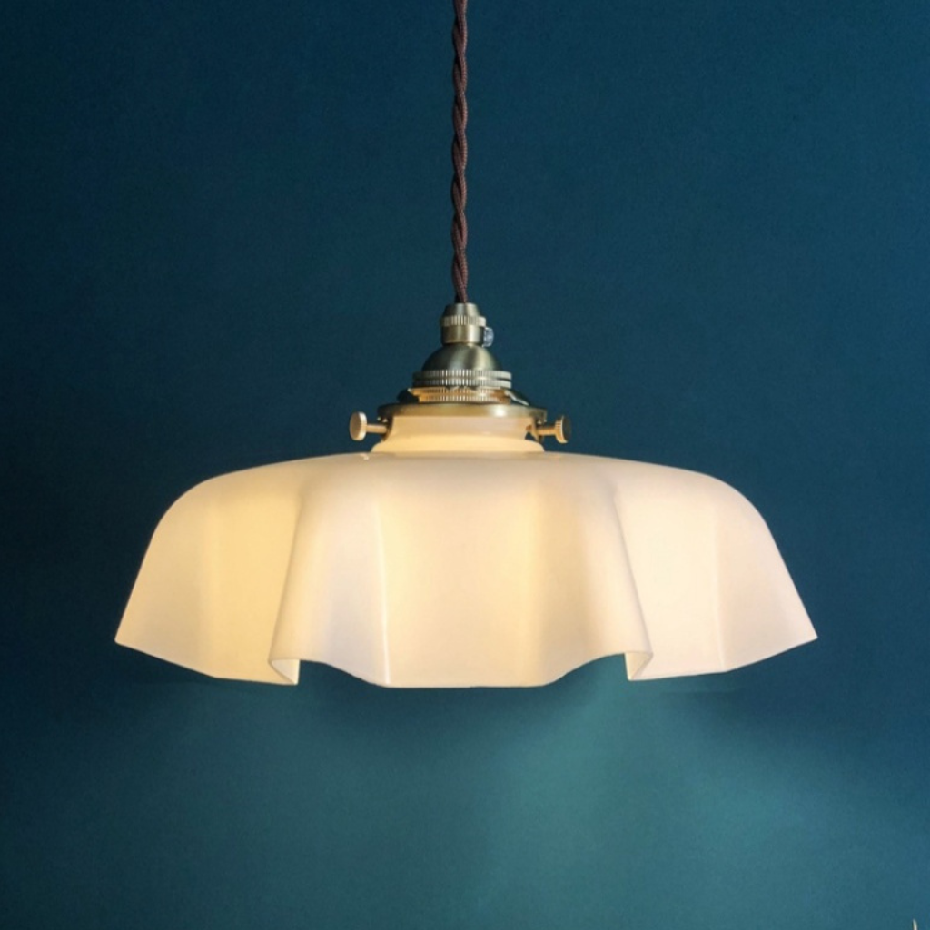 The Elodie French Glass Pendant Light