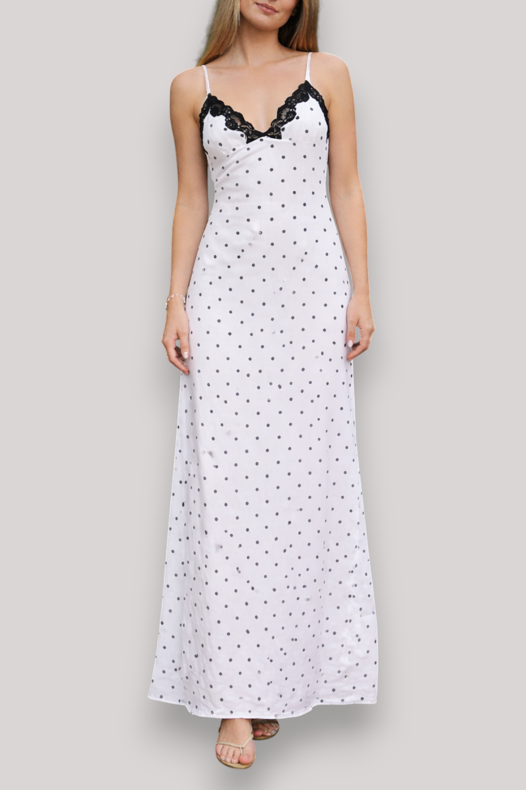 The Eloise Women's Polka Dot Maxi Dress