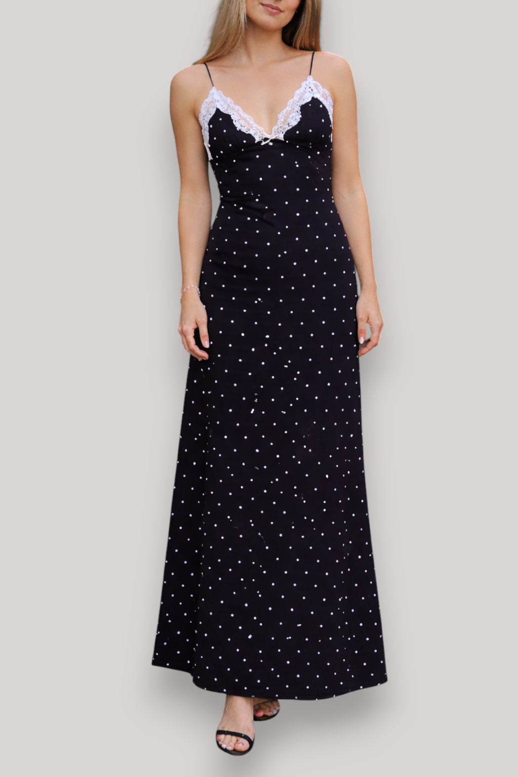 The Eloise Women's Polka Dot Maxi Dress
