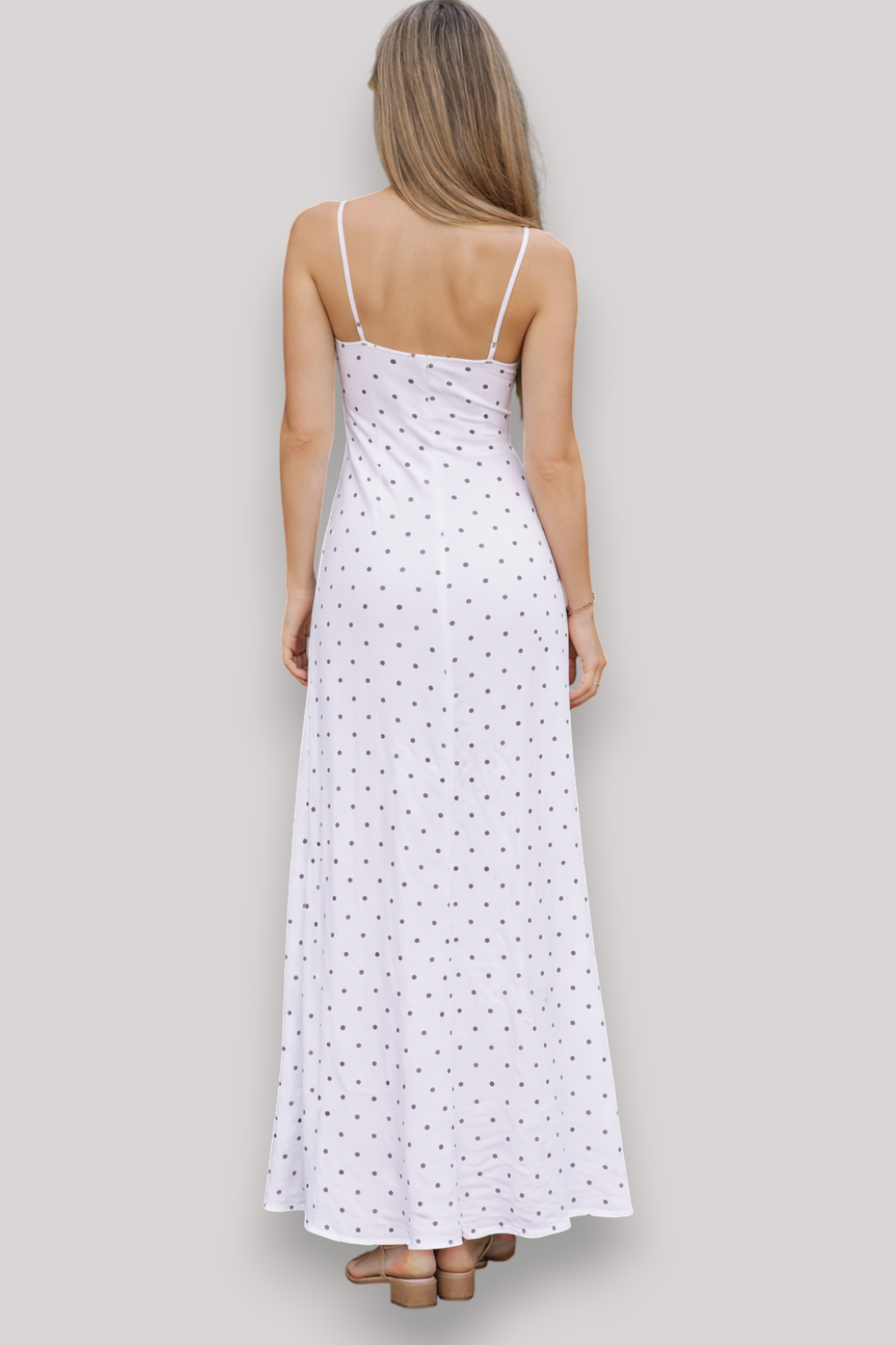 The Eloise Women's Polka Dot Maxi Dress