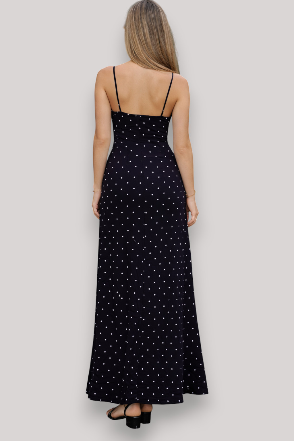 The Eloise Women's Polka Dot Maxi Dress