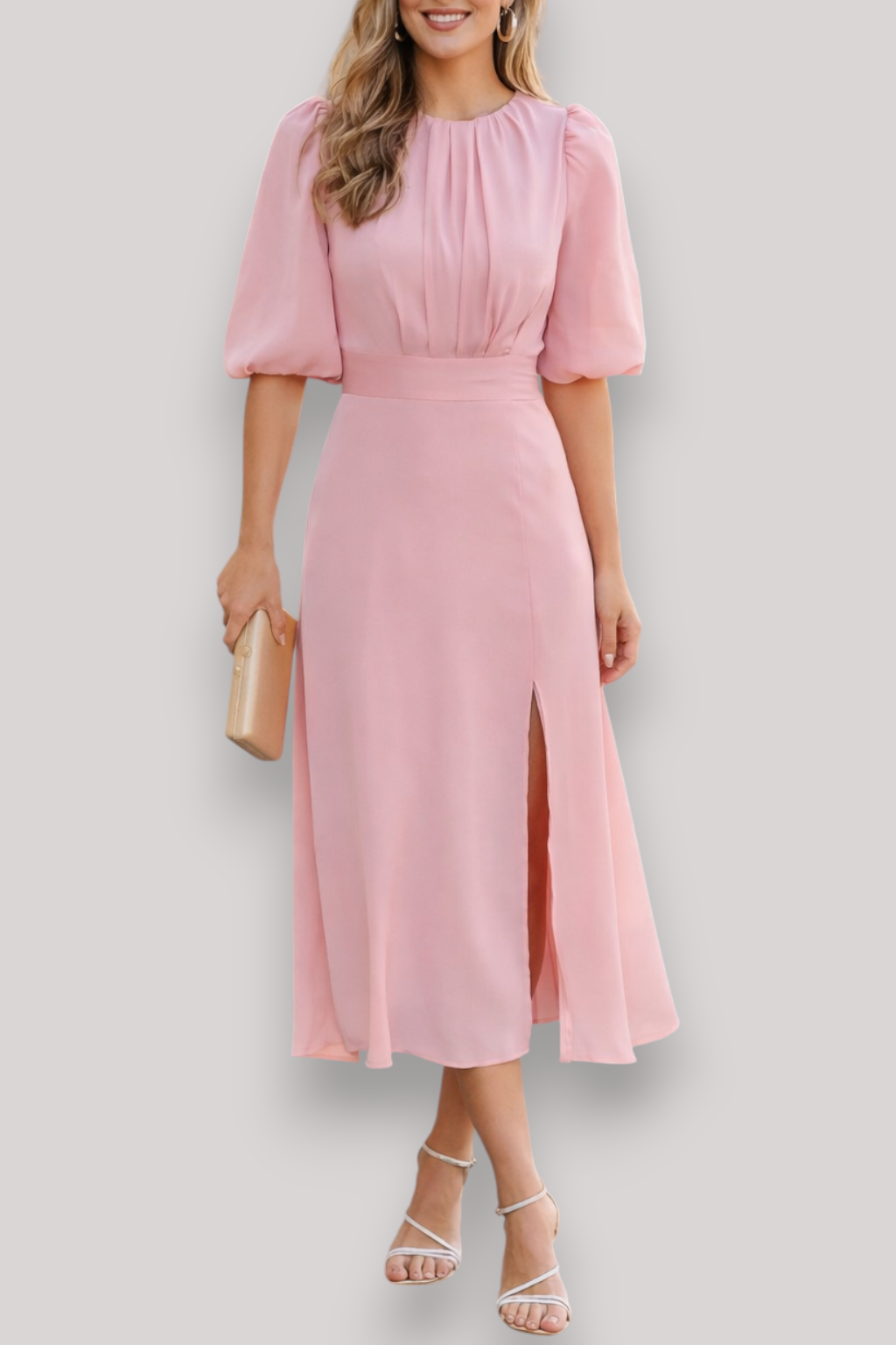 The Elsbeth Chiffon A Line Evening Party Dress