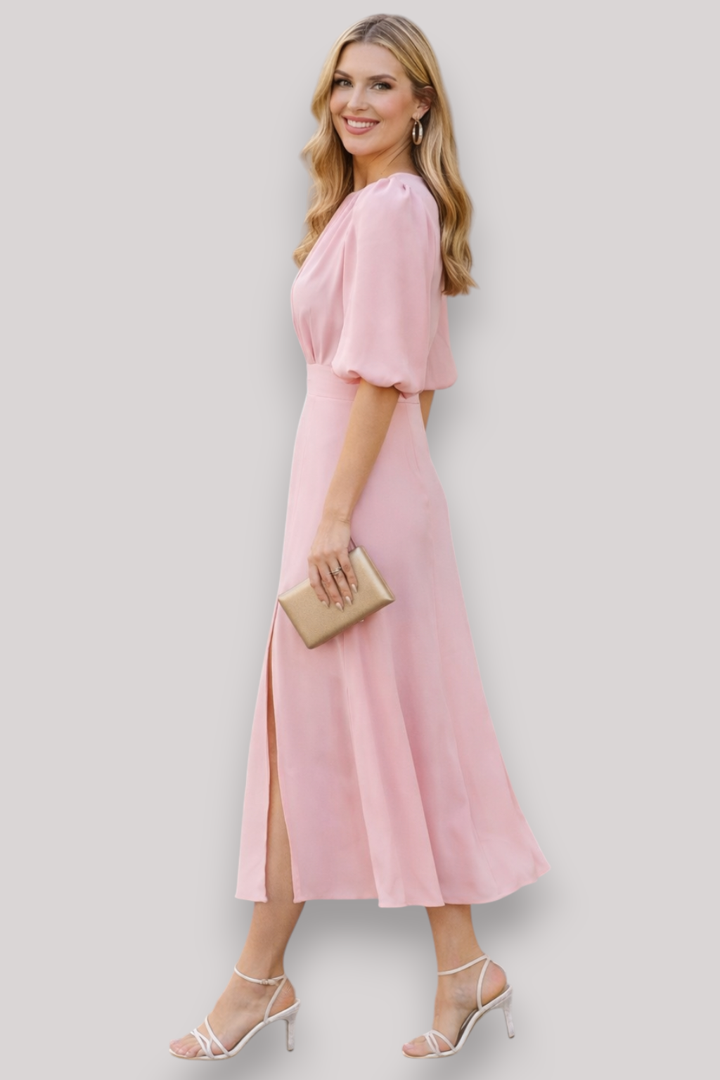 The Elsbeth Chiffon A Line Evening Party Dress