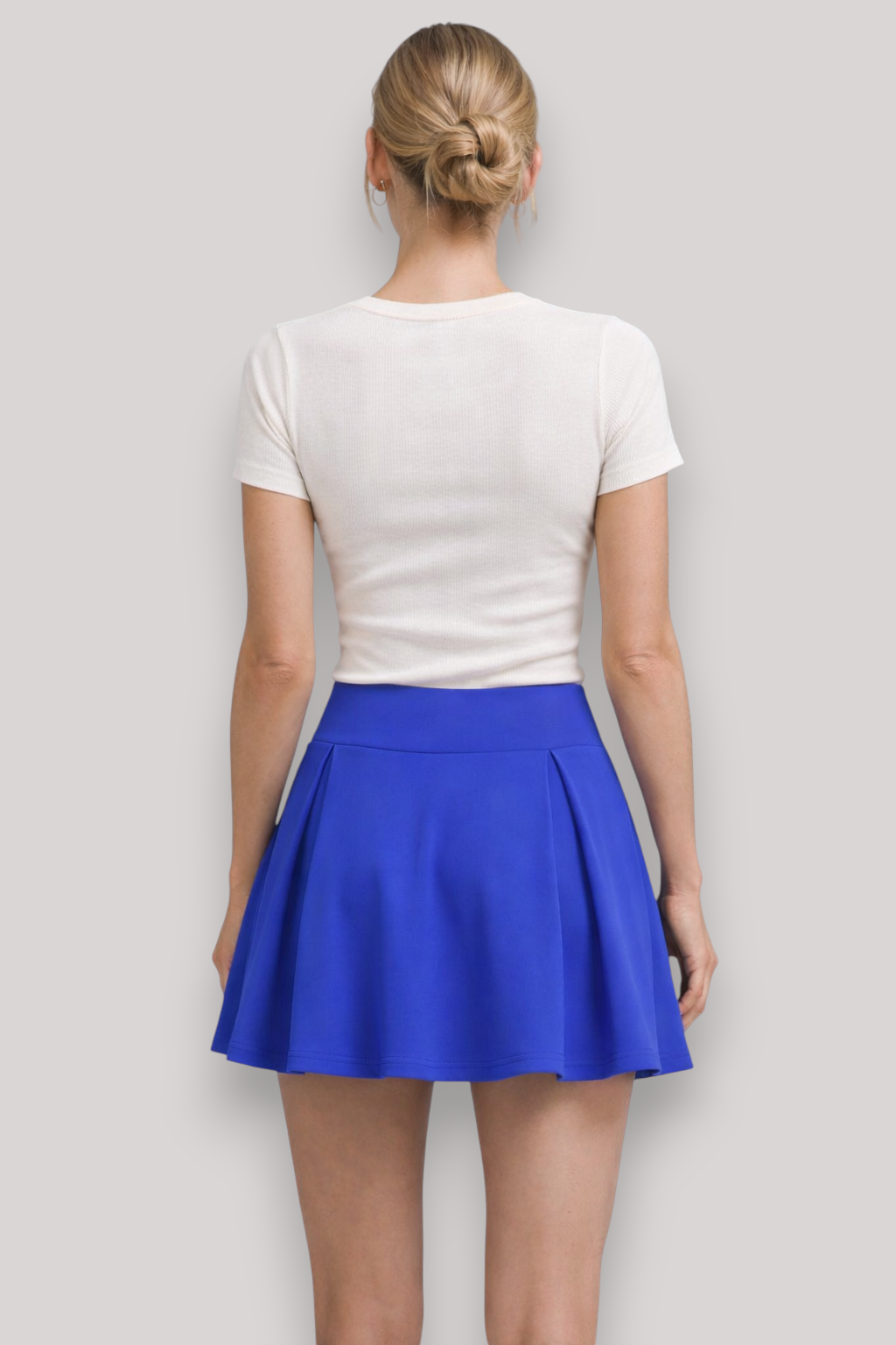 The Elaina High Waist Pleated Mini Skirt