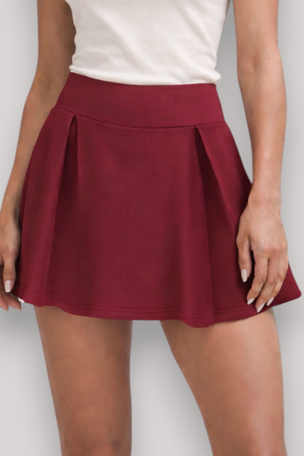 The Elaina High Waist Pleated Mini Skirt
