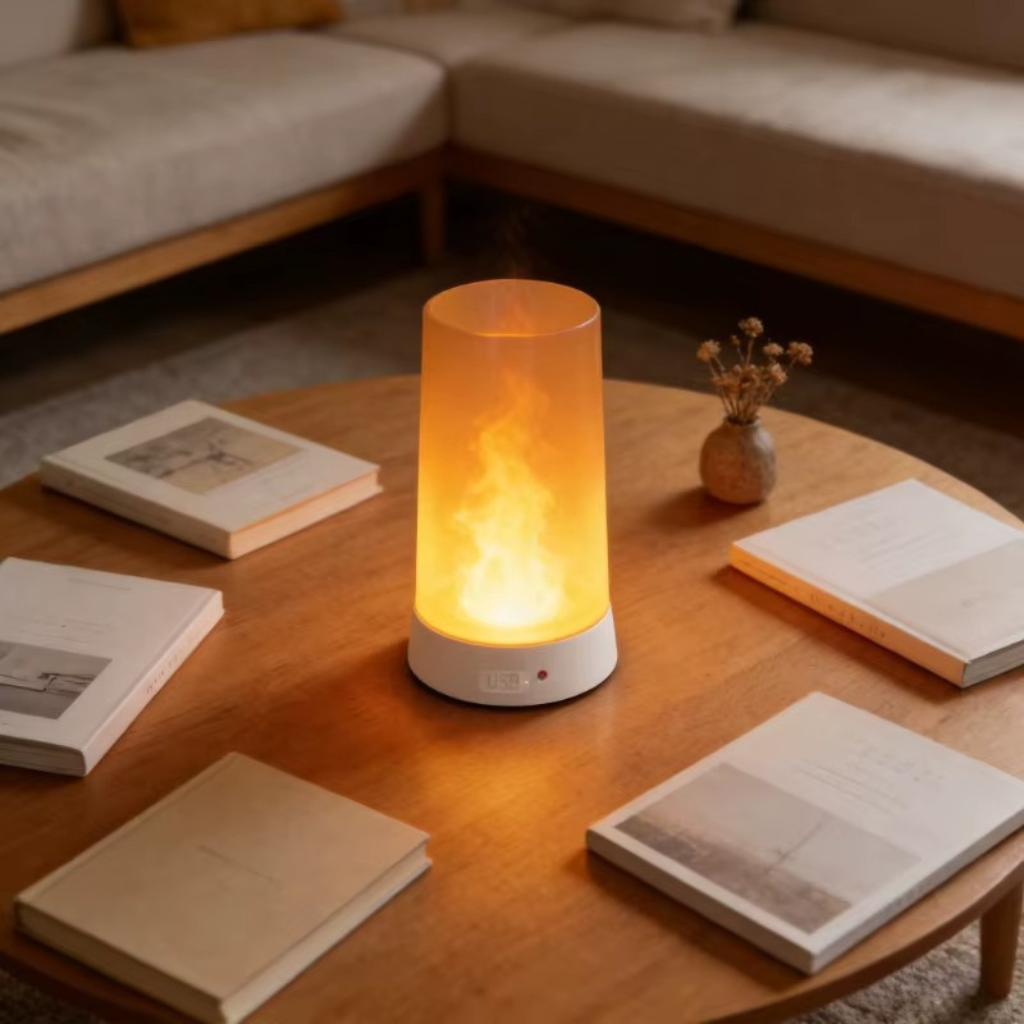 The EmberGlow LED Ambient Flame Light