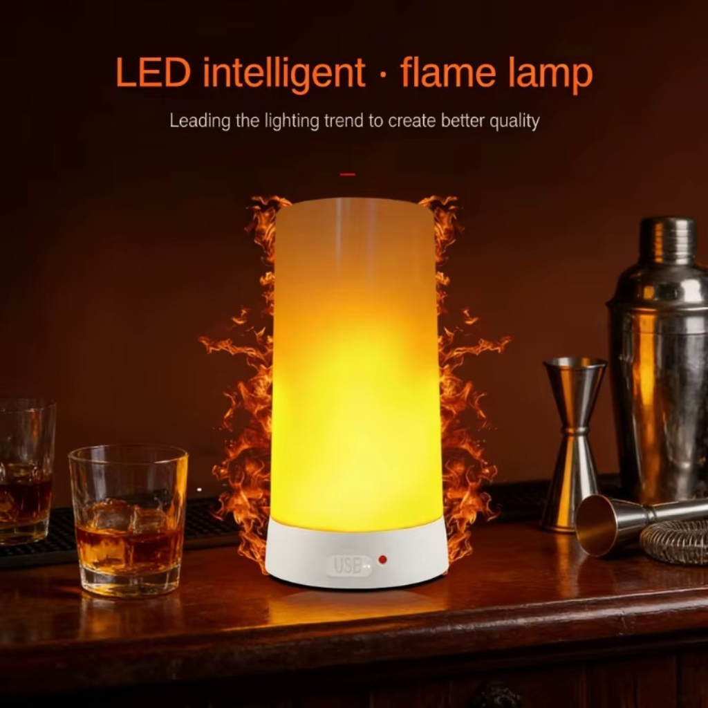 The EmberGlow LED Ambient Flame Light