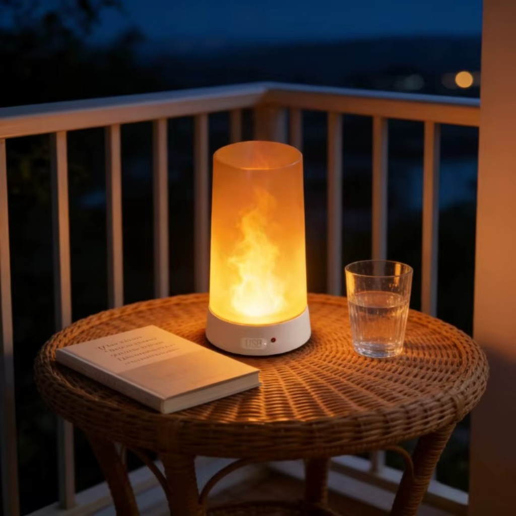 The EmberGlow LED Ambient Flame Light
