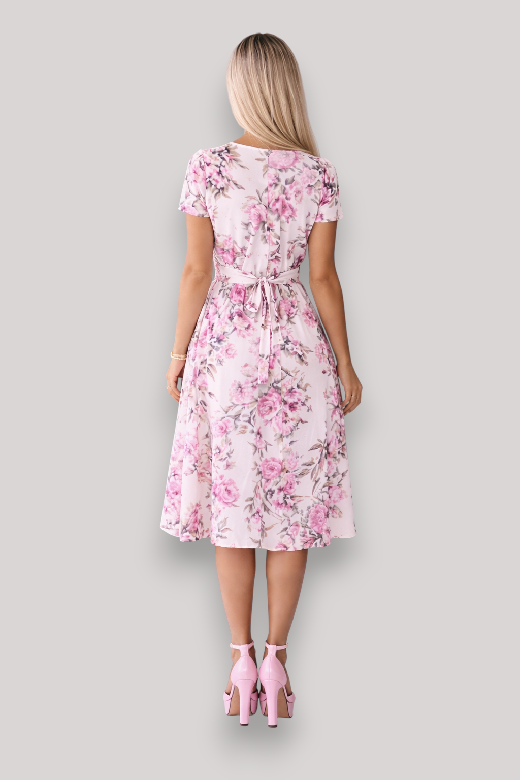 The Esme Women's Short Sleeve Abstract Mini Dress