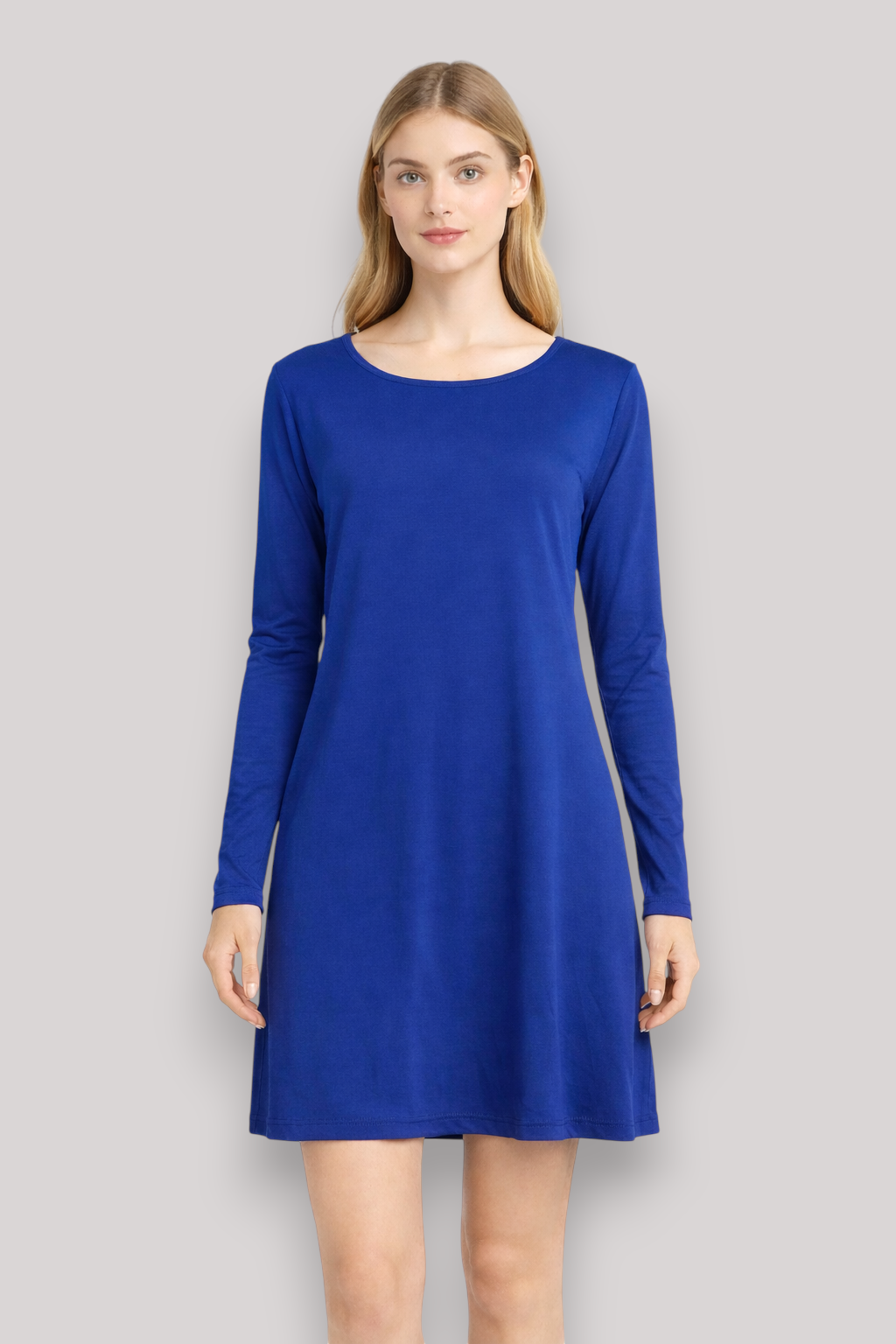 The Estelle Women's Long Sleeve Mini Dress