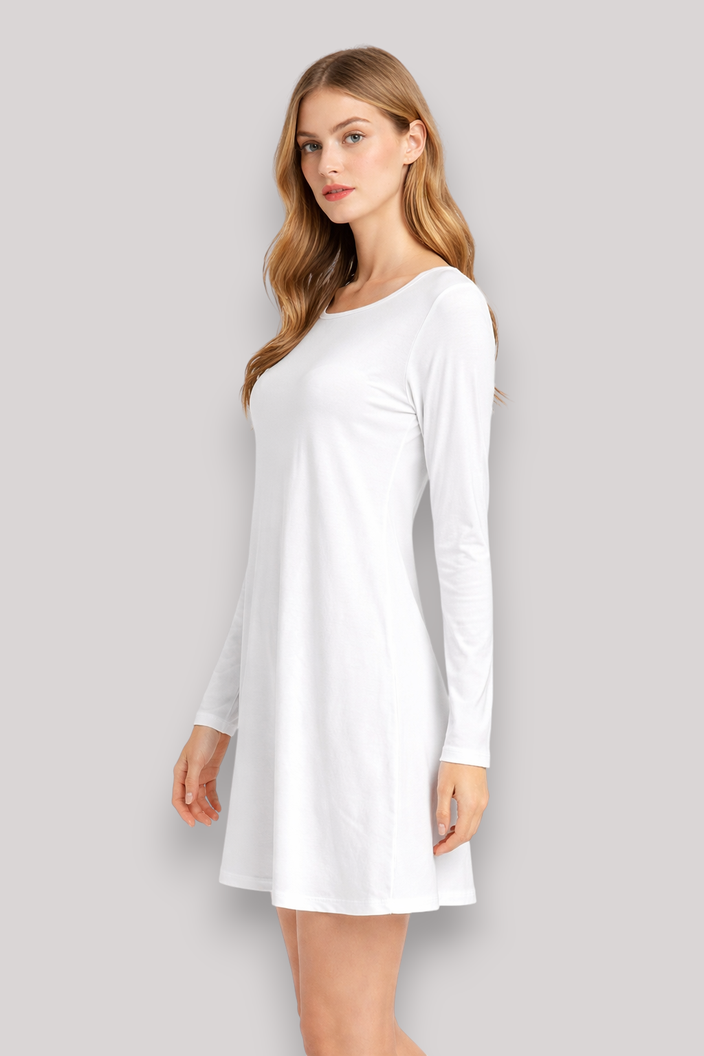 The Estelle Women's Long Sleeve Mini Dress