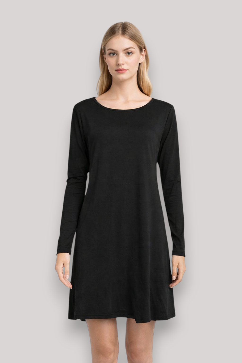 The Estelle Women's Long Sleeve Mini Dress