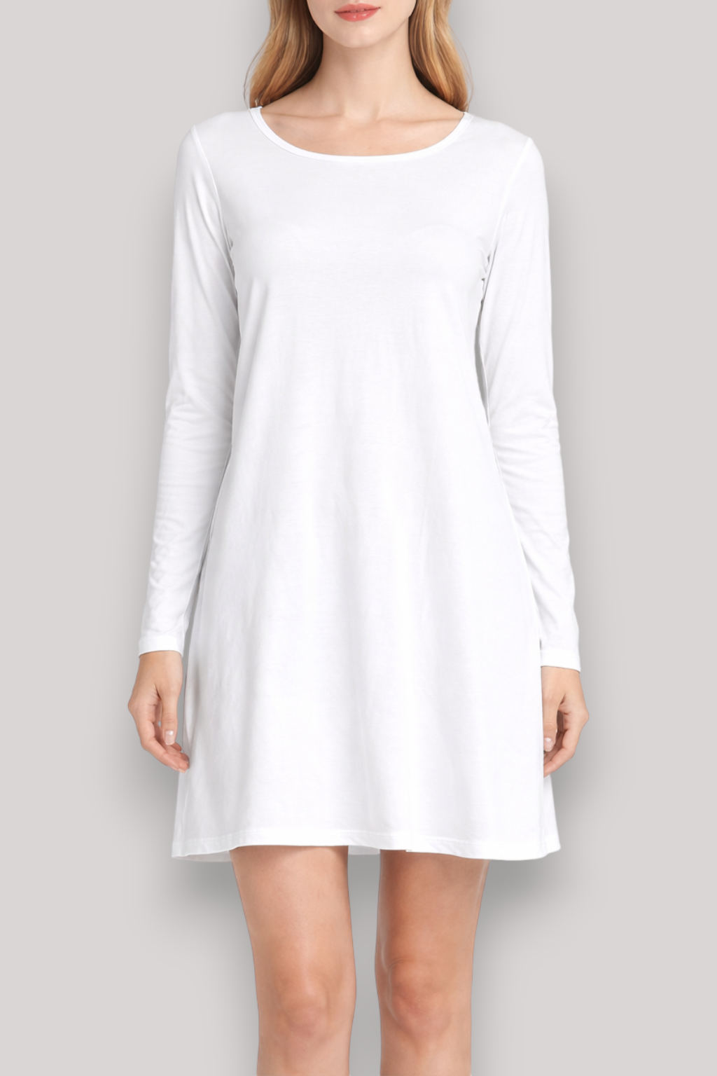The Estelle Women's Long Sleeve Mini Dress