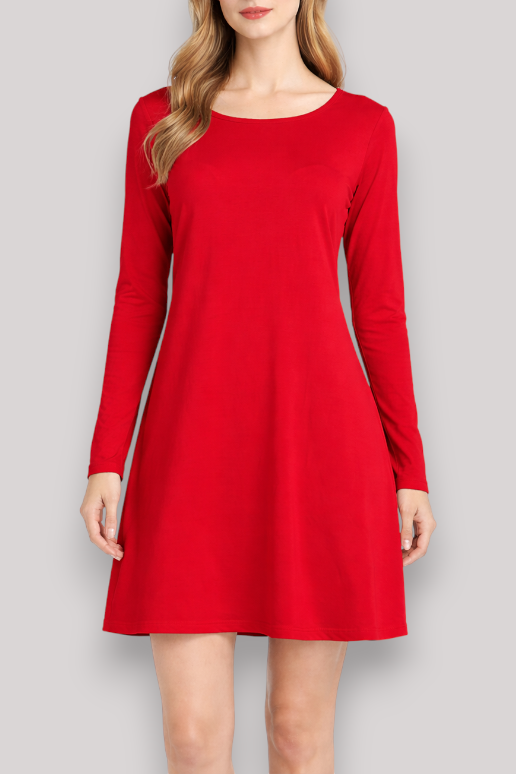 The Estelle Women's Long Sleeve Mini Dress