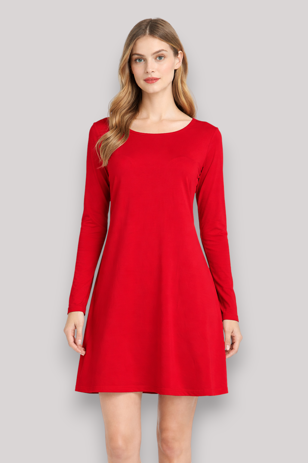 The Estelle Women's Long Sleeve Mini Dress