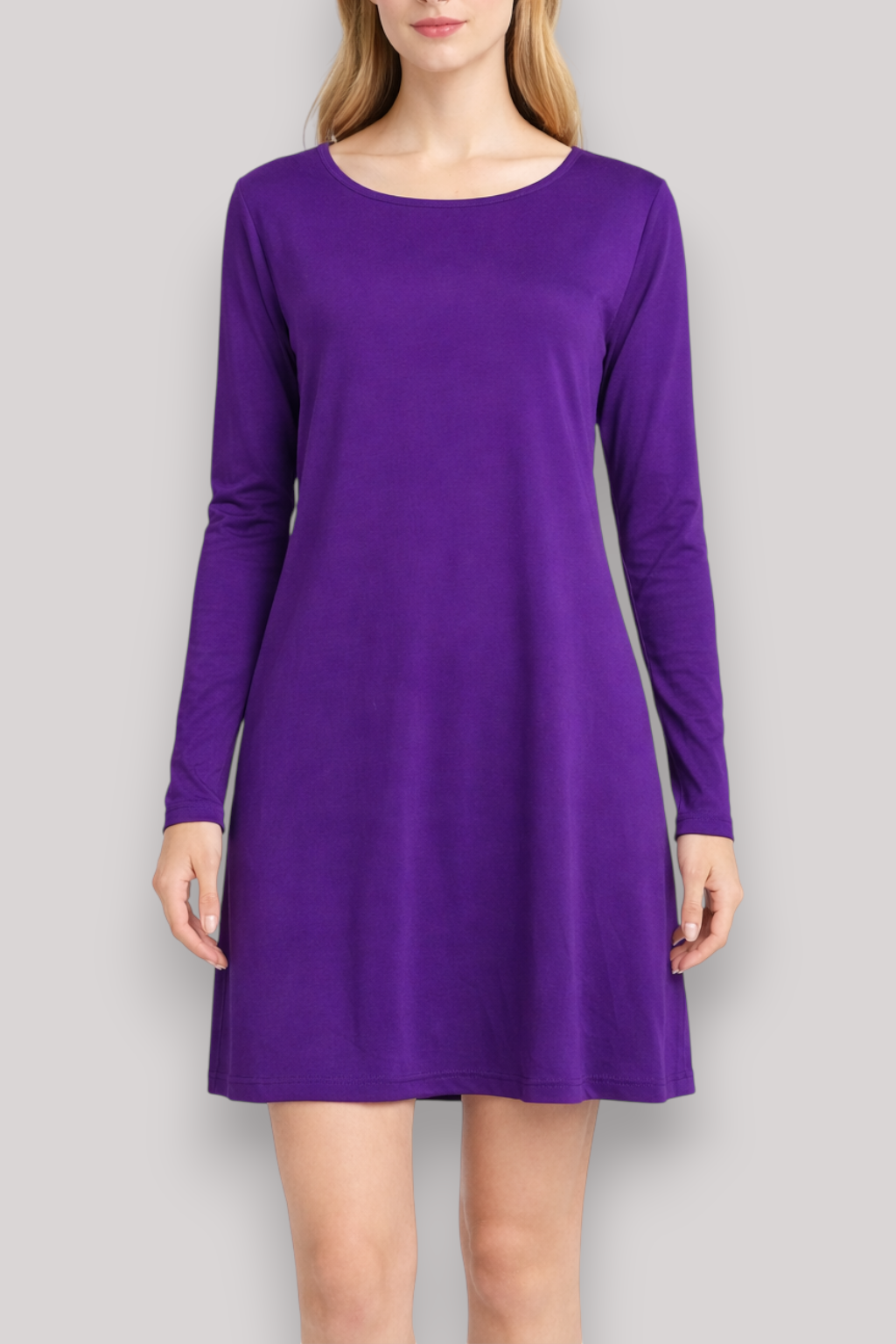 The Estelle Women's Long Sleeve Mini Dress