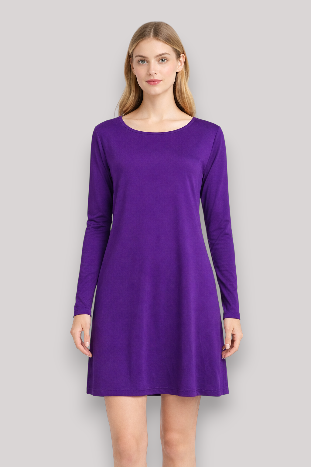 The Estelle Women's Long Sleeve Mini Dress