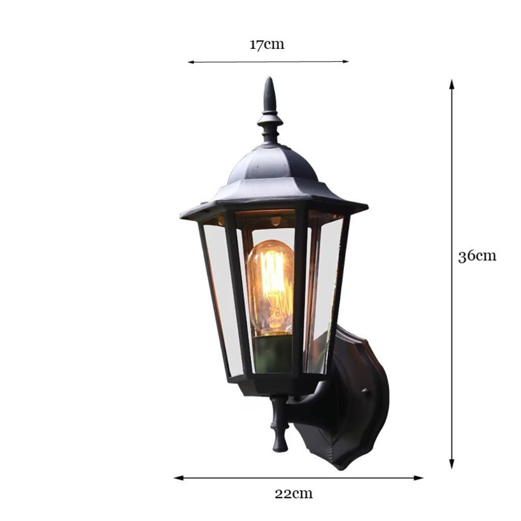 The Eurovella Waterproof Outdoor Wall Light