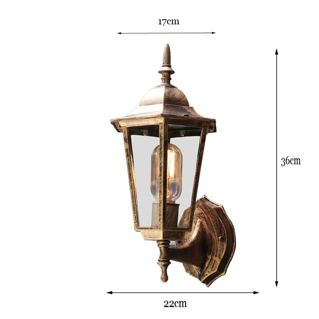 The Eurovella Waterproof Outdoor Wall Light