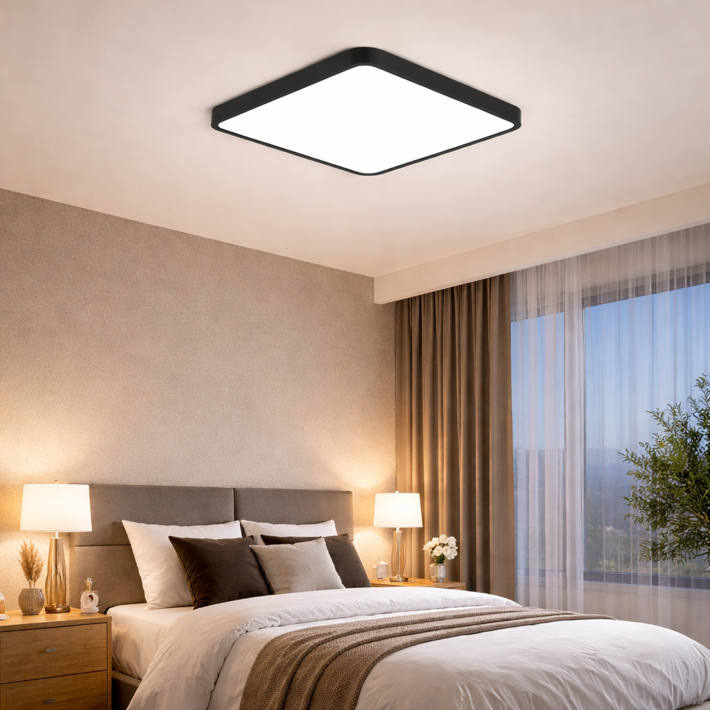 The Eurox Minimalist Square LED Ceiling Light