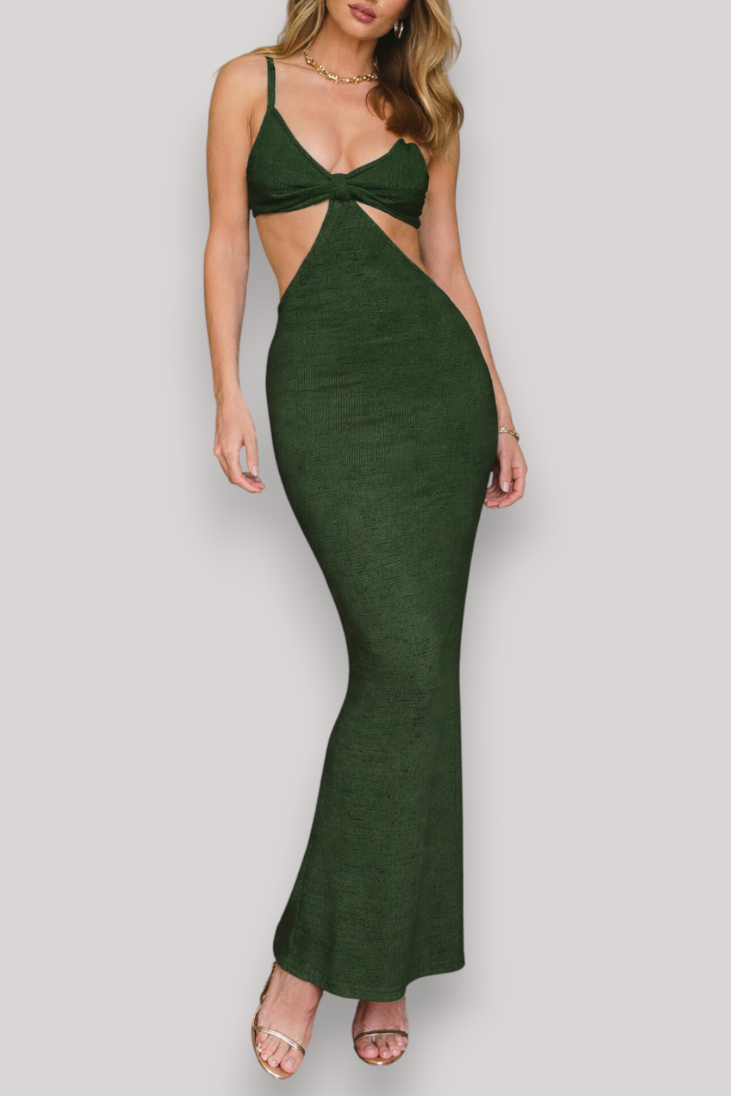 The Eva Women's Elegant Backless Slim Fit Dress