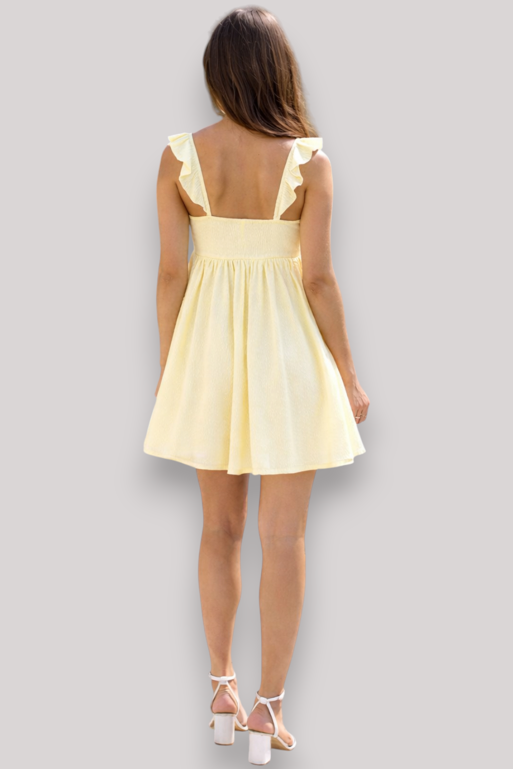 The Evelina Sleeveless V Neck Maxi Dress Ruffle Floral Boho Beach Summer Style