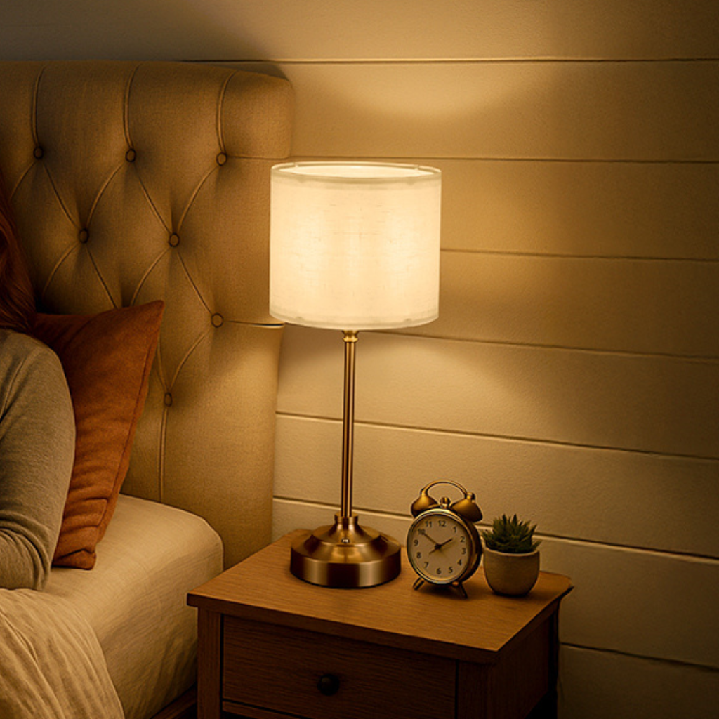 The FabriGlow Cordless Rechargeable Table Lamp