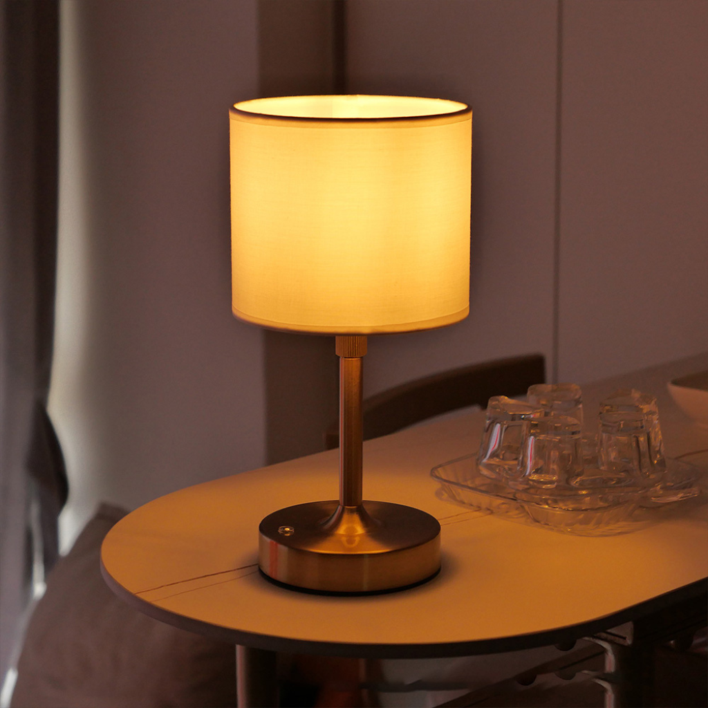 The FabriLux Rechargeable Touch Table Lamp