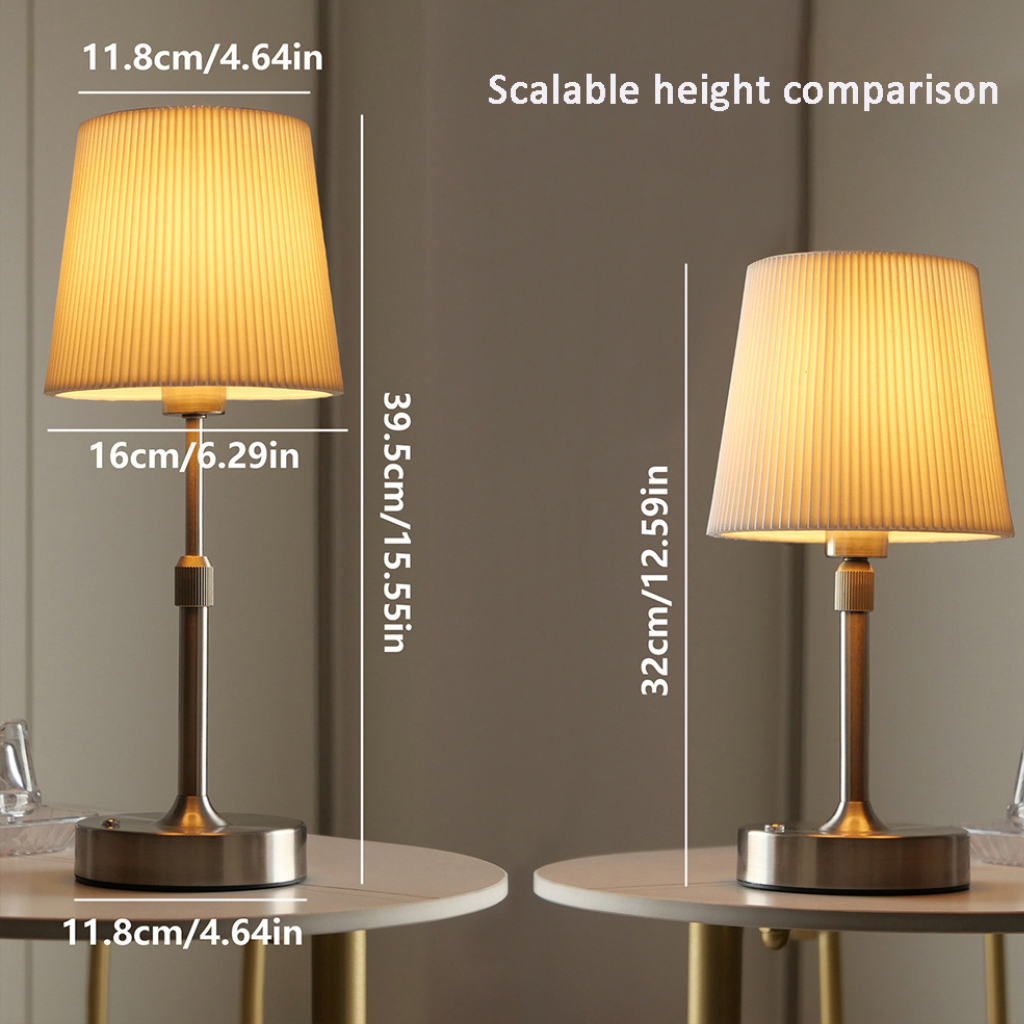 The FabriLux Rechargeable Touch Table Lamp