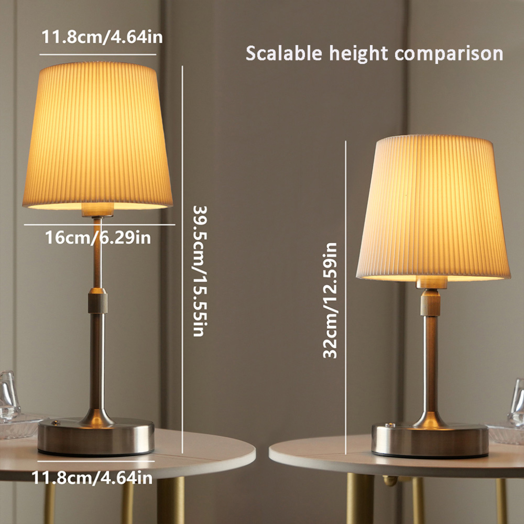 The FabriLux Rechargeable Touch Table Lamp