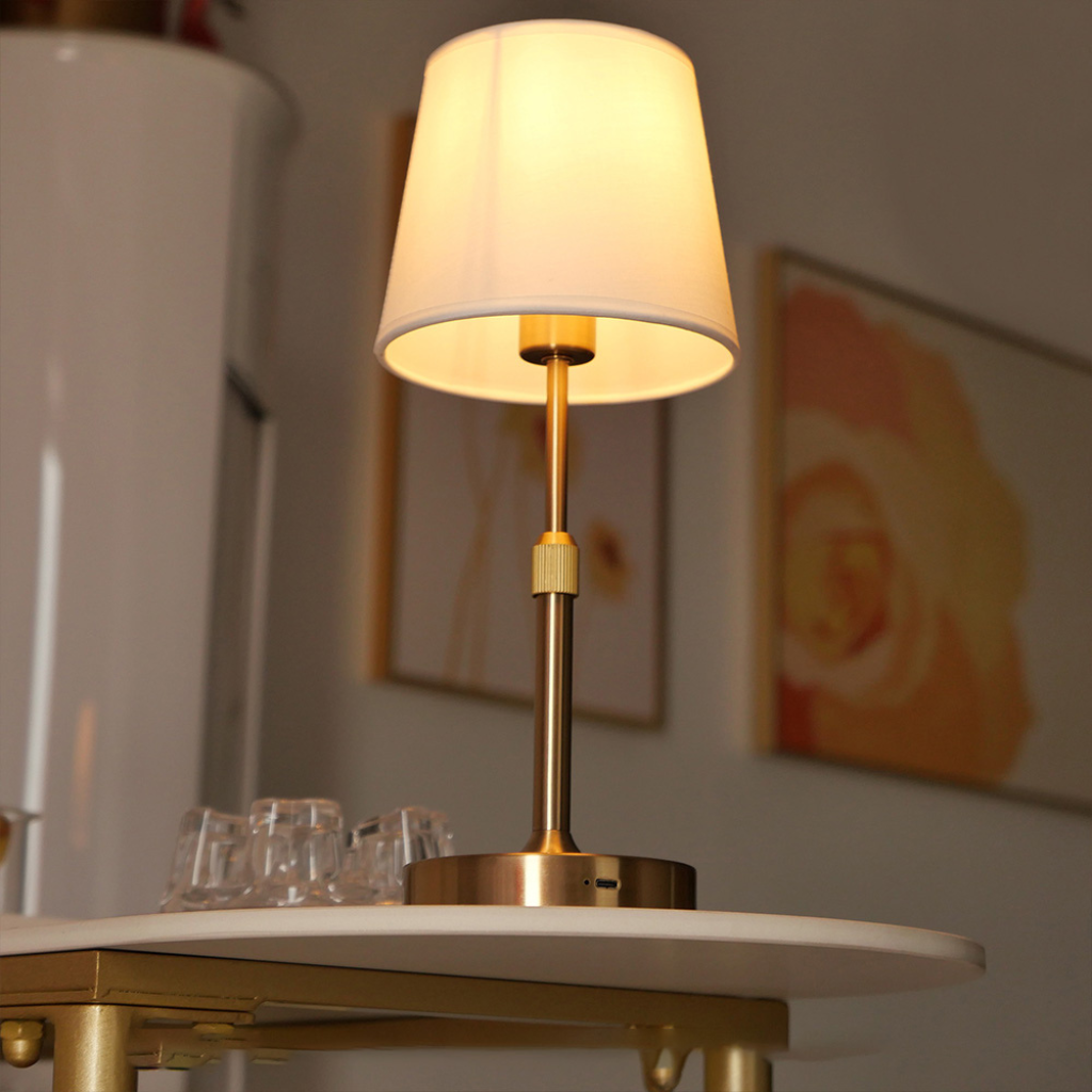 The FabriLux Rechargeable Touch Table Lamp